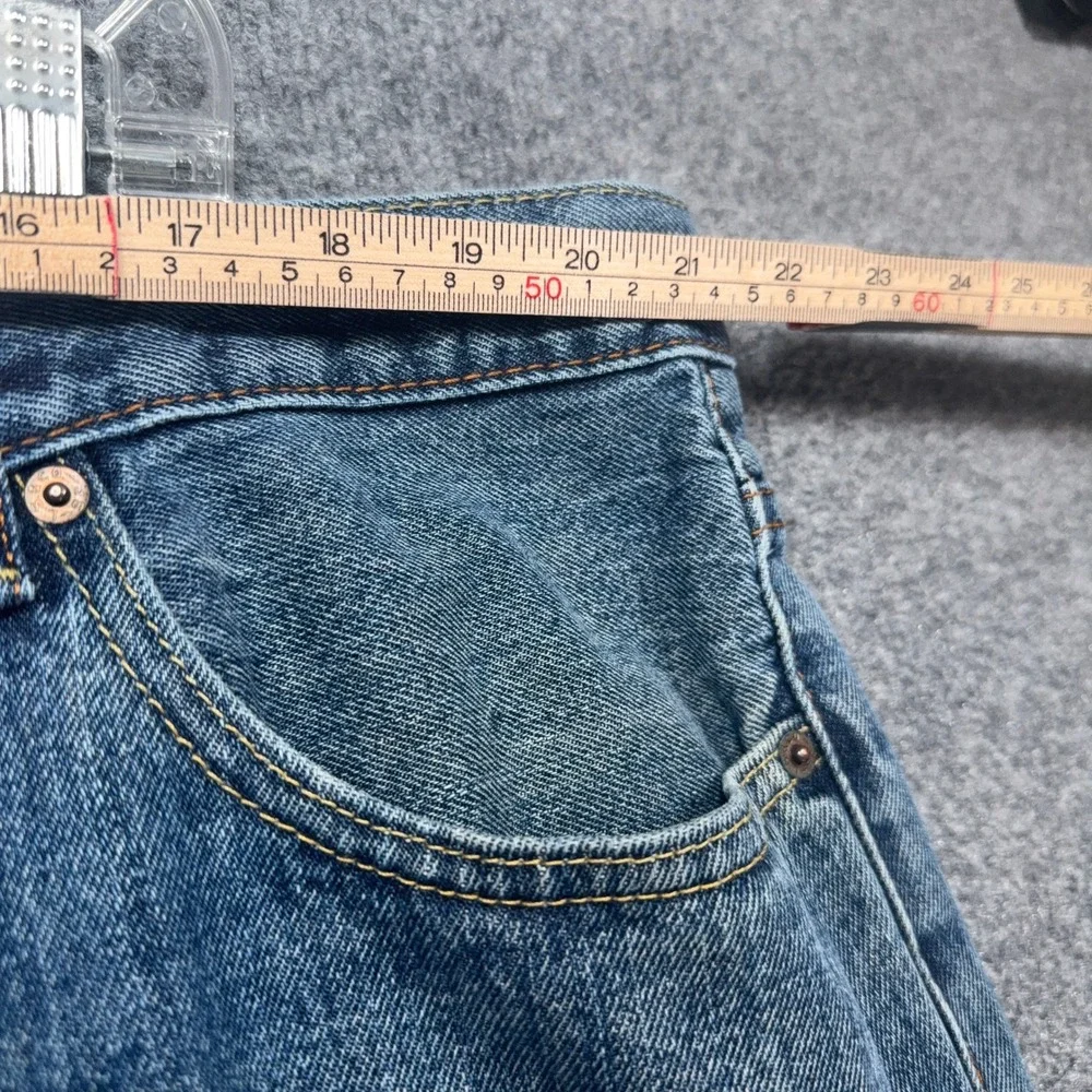 Levis 550 Relaxed Fit Jeans Mens 44x30 Blue Tapered Leg Denim Classic Casual